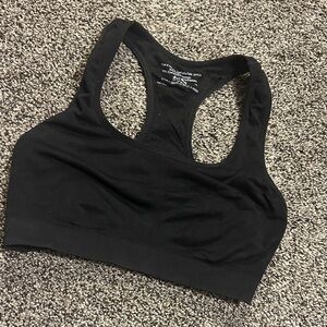 Black Women's Sports Bra